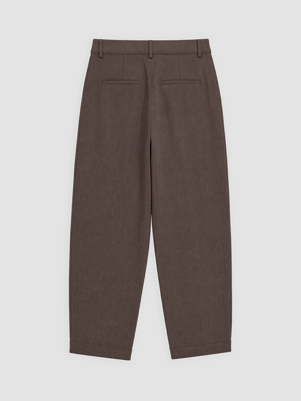 Loose Fit Women's Pleated Fabric Trousers-1