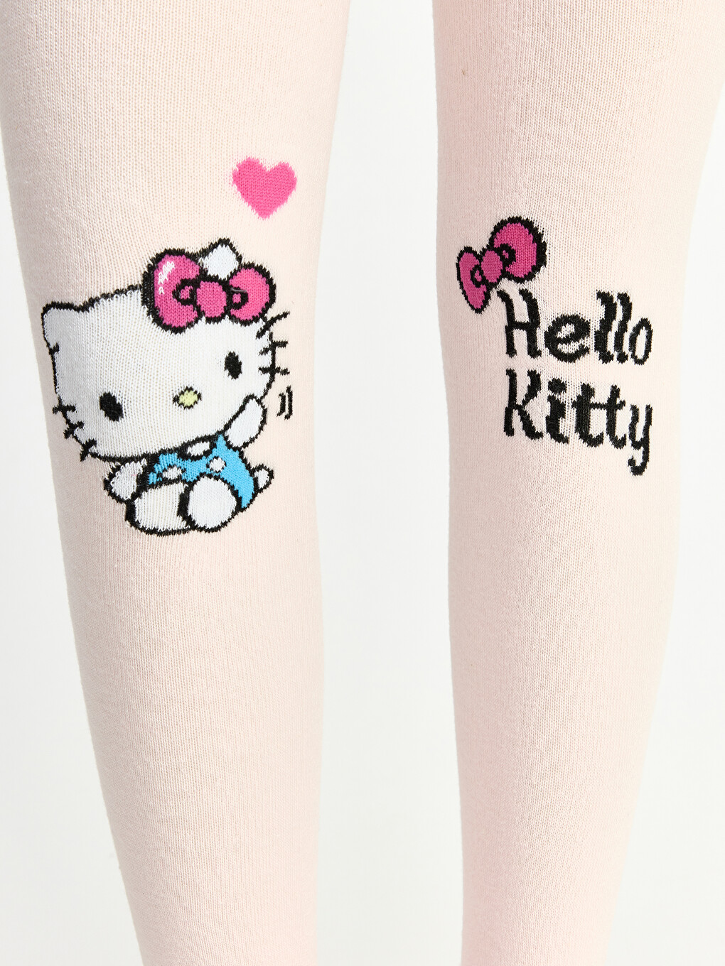 Pembe Hello Kitty Baskılı Kız Çocuk Külotlu Çorap 2'li-8