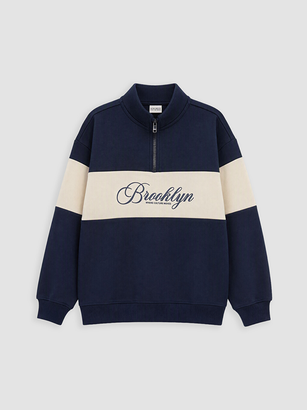 Half-zip Boys' Thick Sweatshirt