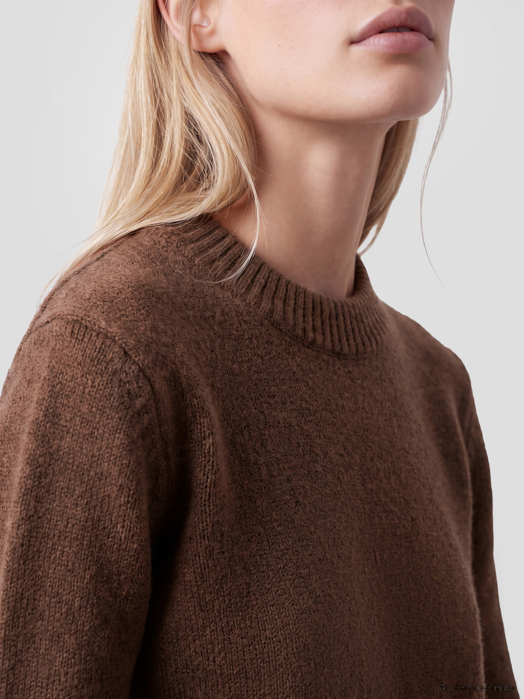 Crew Neck Women's Knitwear Sweater-9