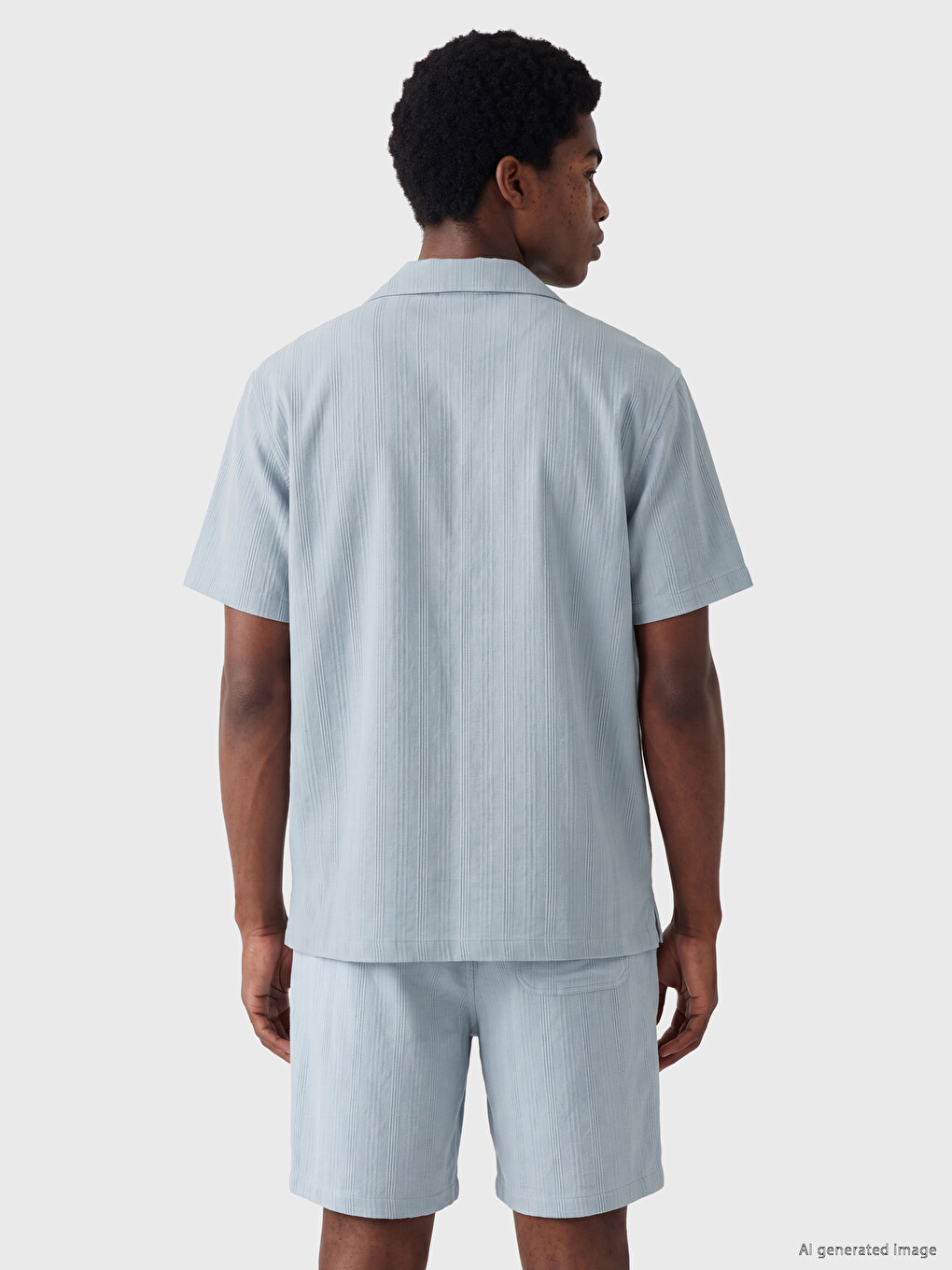 Man Blue Shirt-3