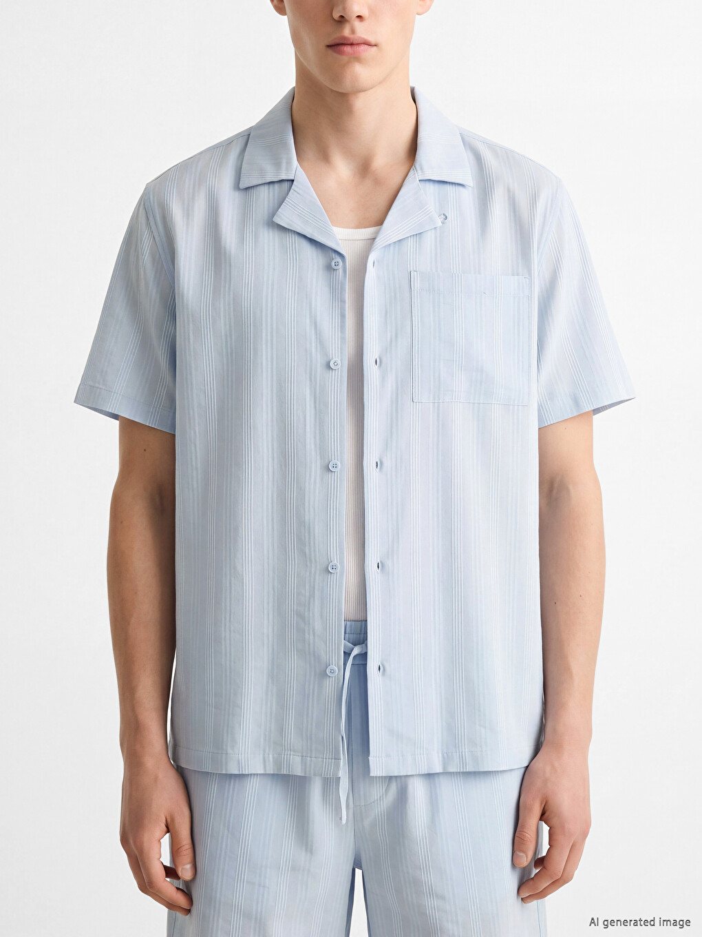 Man Blue Shirt-2