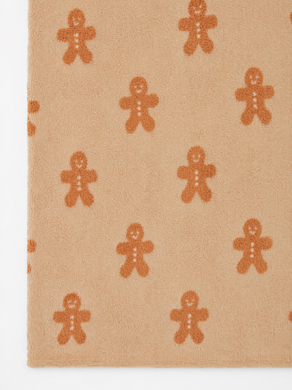 Gingerbread Man Өрнекті Бір Кісілік Көрпе Жамылғысы 150x220 Cm-1
