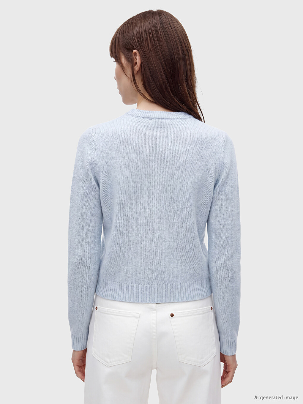 Crew Neck Women's Knitwear Cardigan-4