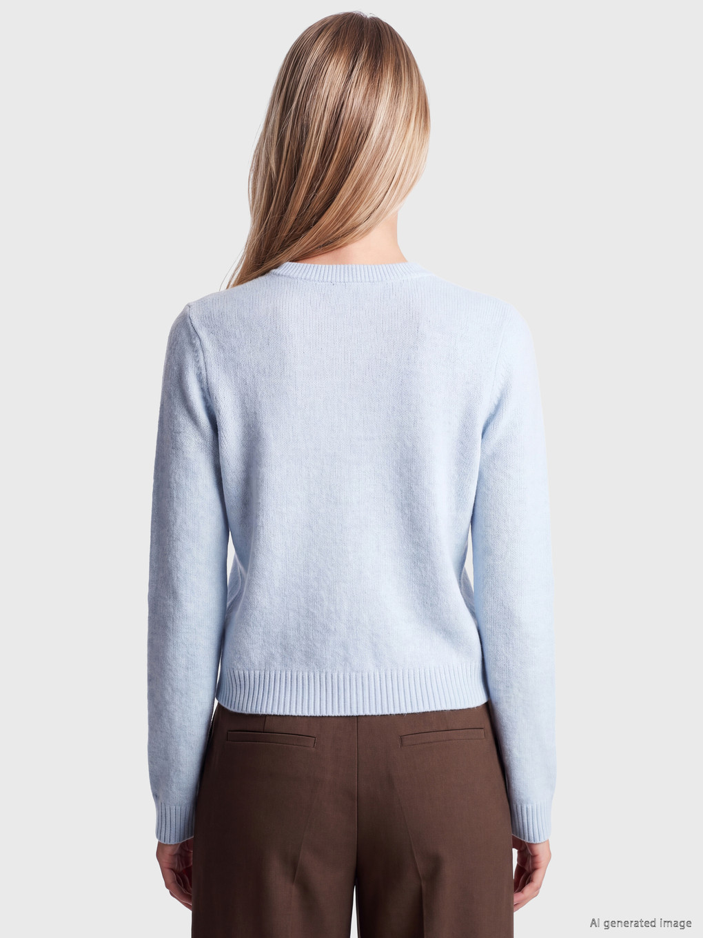 Crew Neck Women's Knitwear Cardigan-4