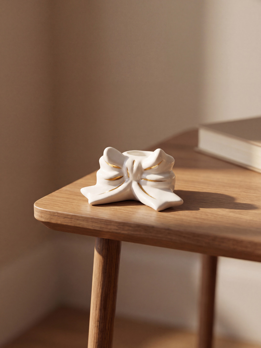 Bow Shaped Candle Holder
