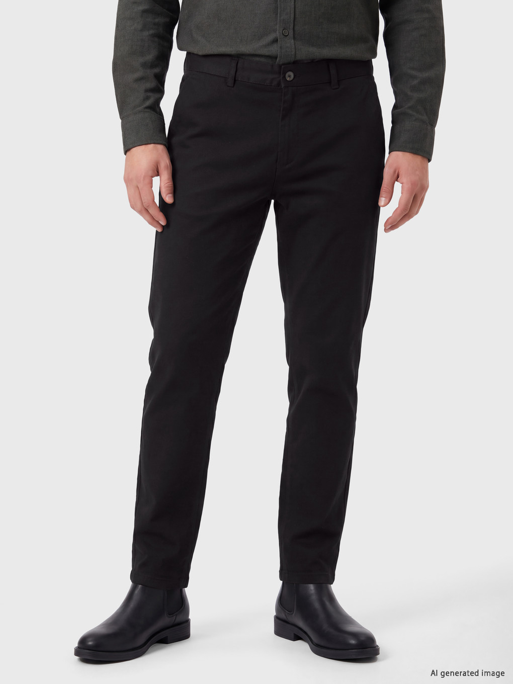 Regular Fit Gabardin Erkek Pantolon-1