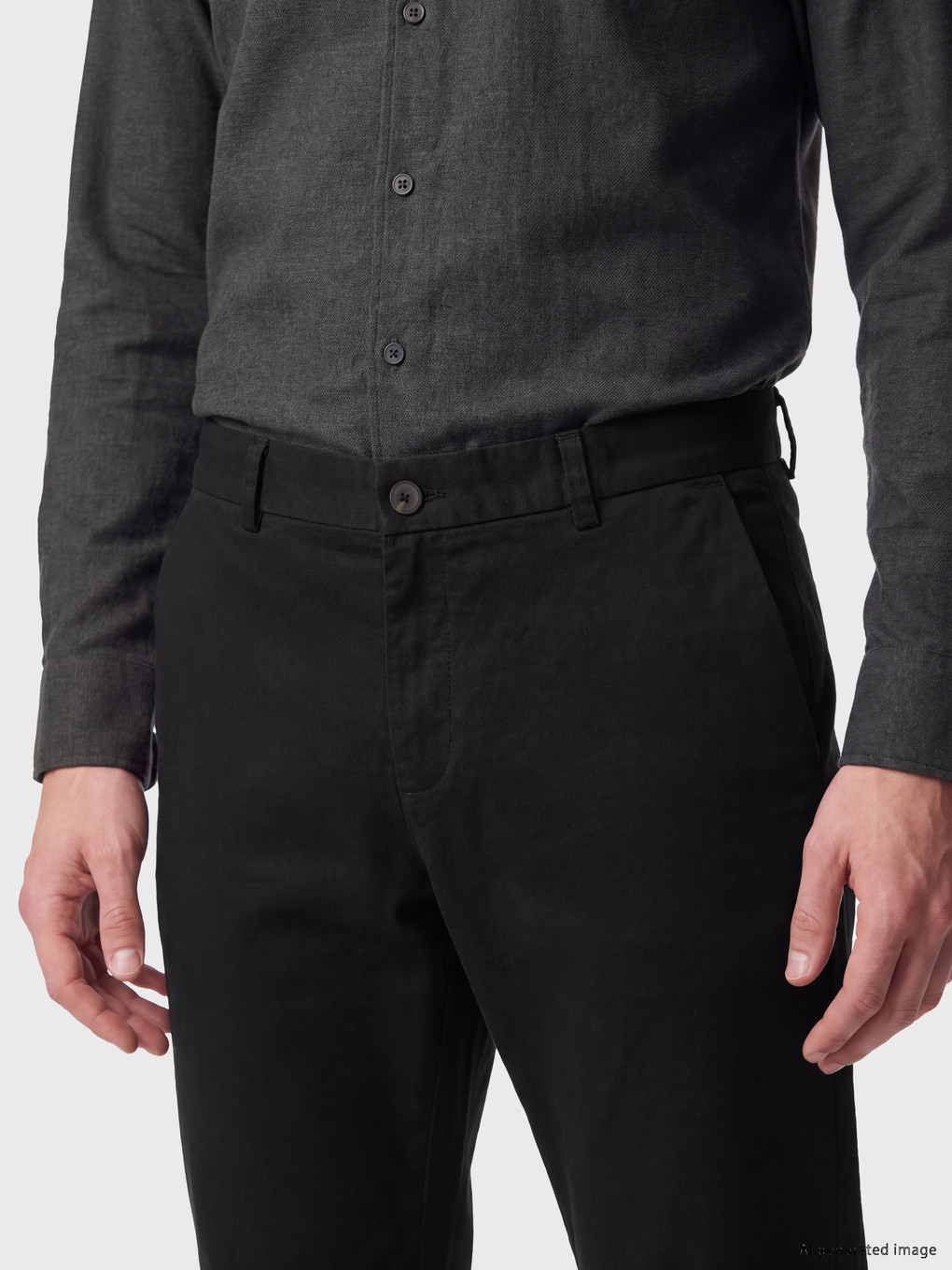 Regular Fit Gabardin Erkek Pantolon-2