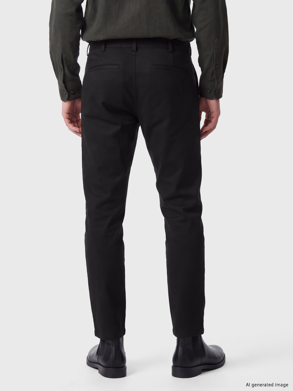 Regular Fit Gabardin Erkek Pantolon-3