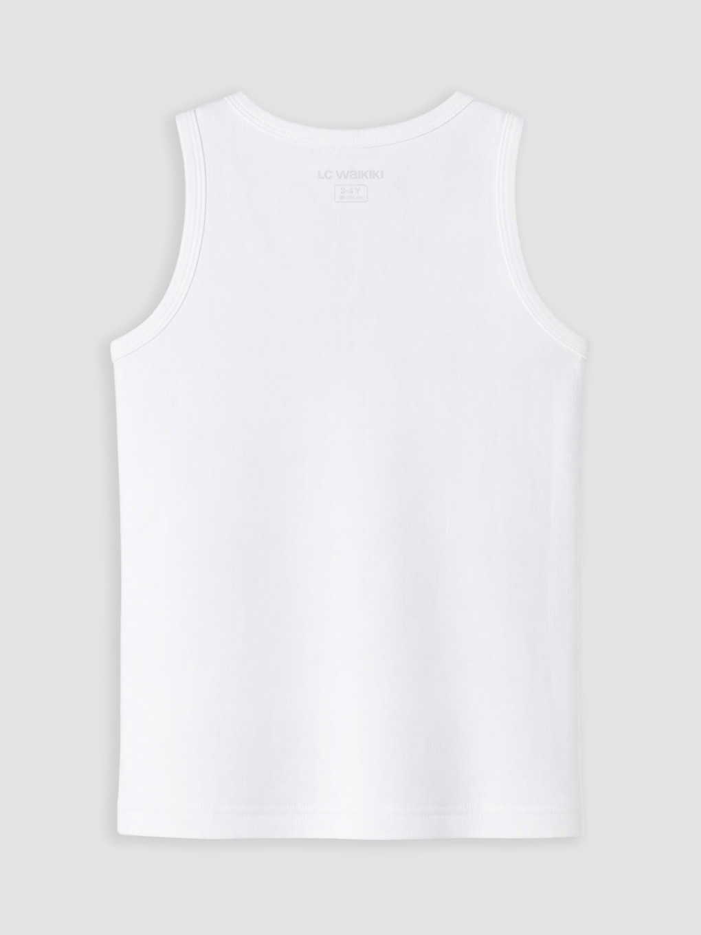 Boy White Vest-5