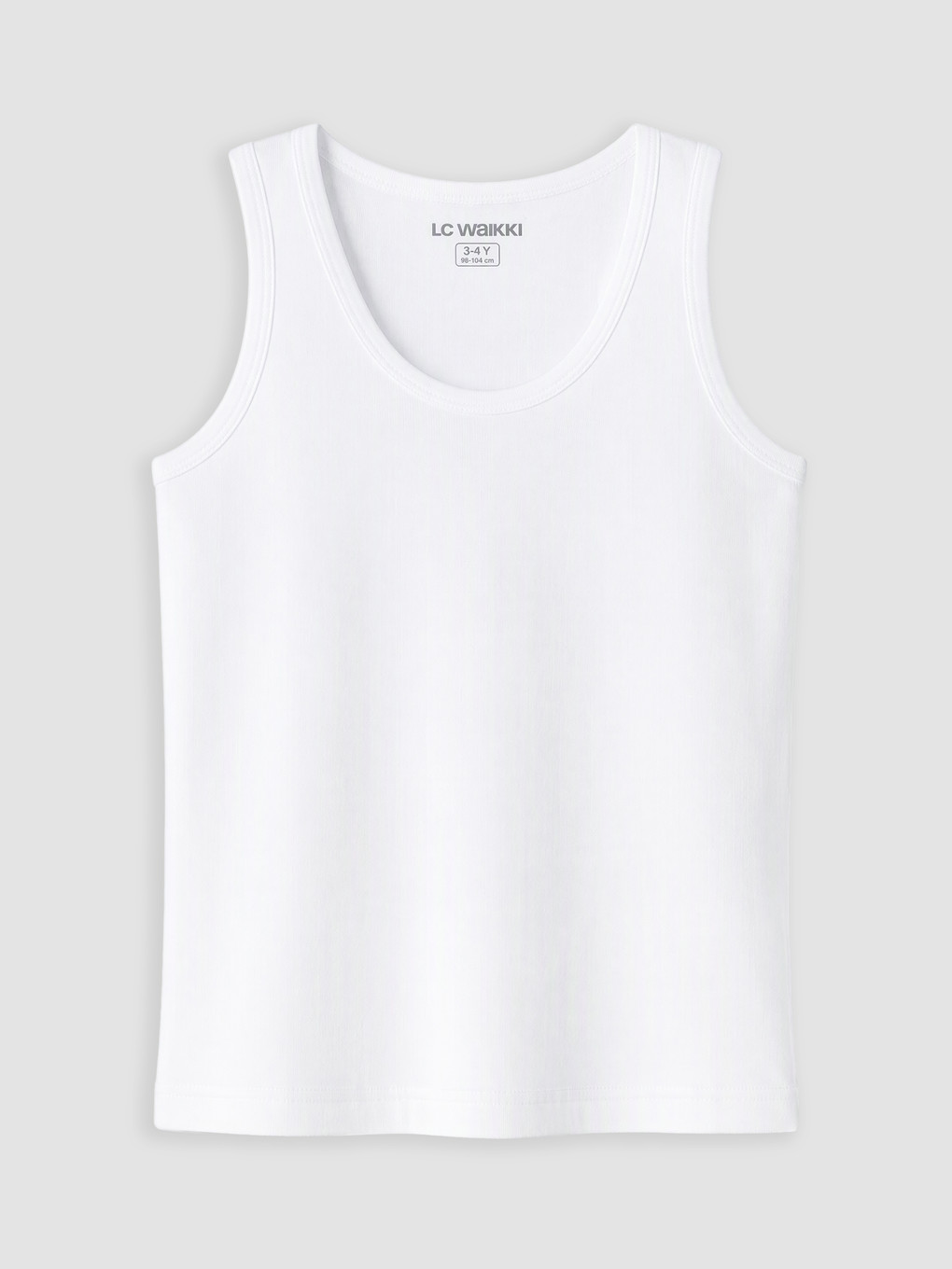 Boy White Vest-6