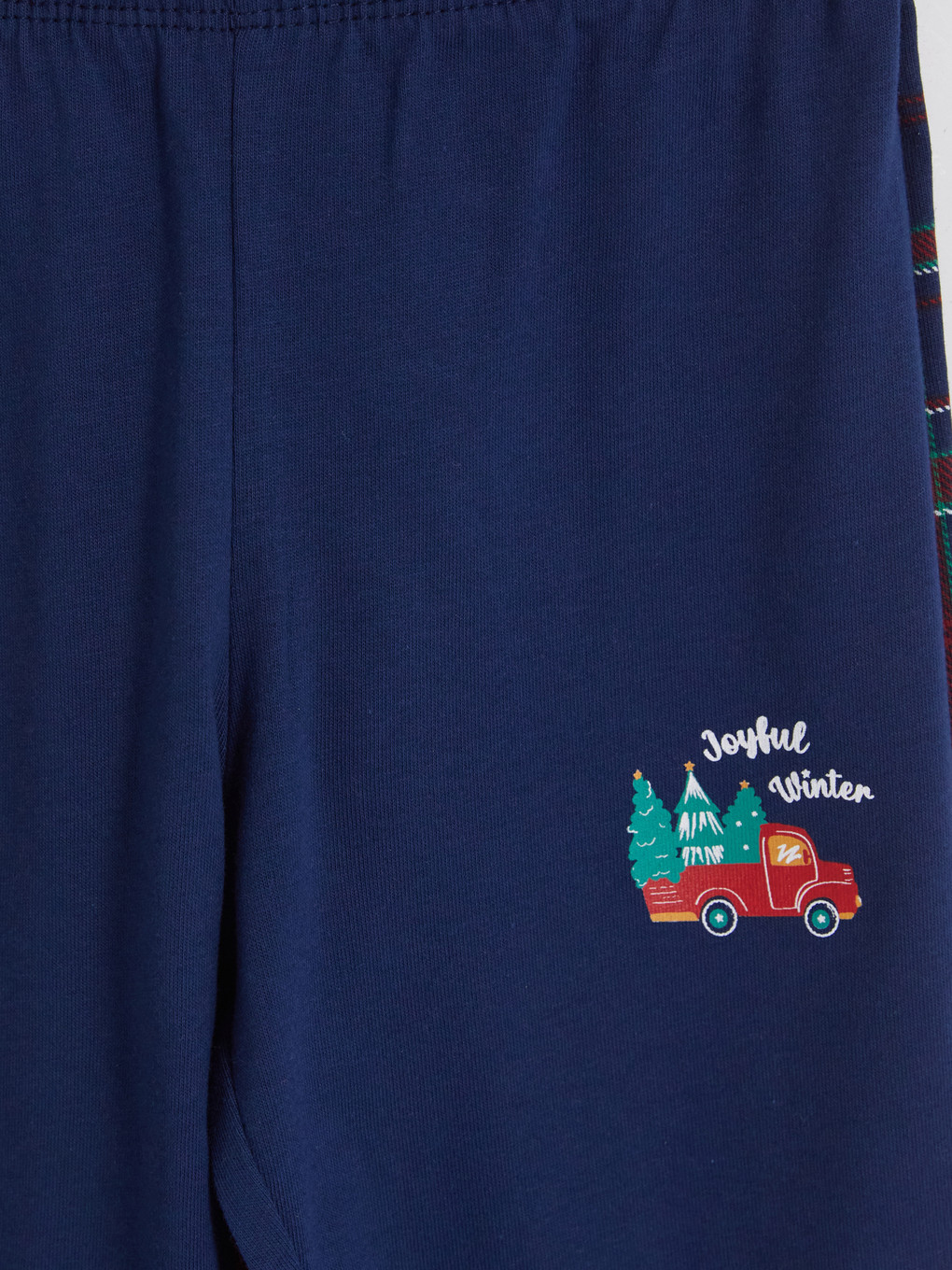 Boy Navy Pyjama Bottoms-5