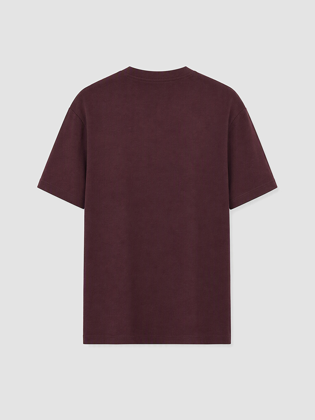 T-shirt Rouge Bordeaux Homme-1