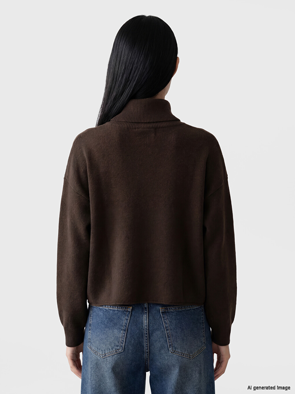 Woman Brown Sweater-3