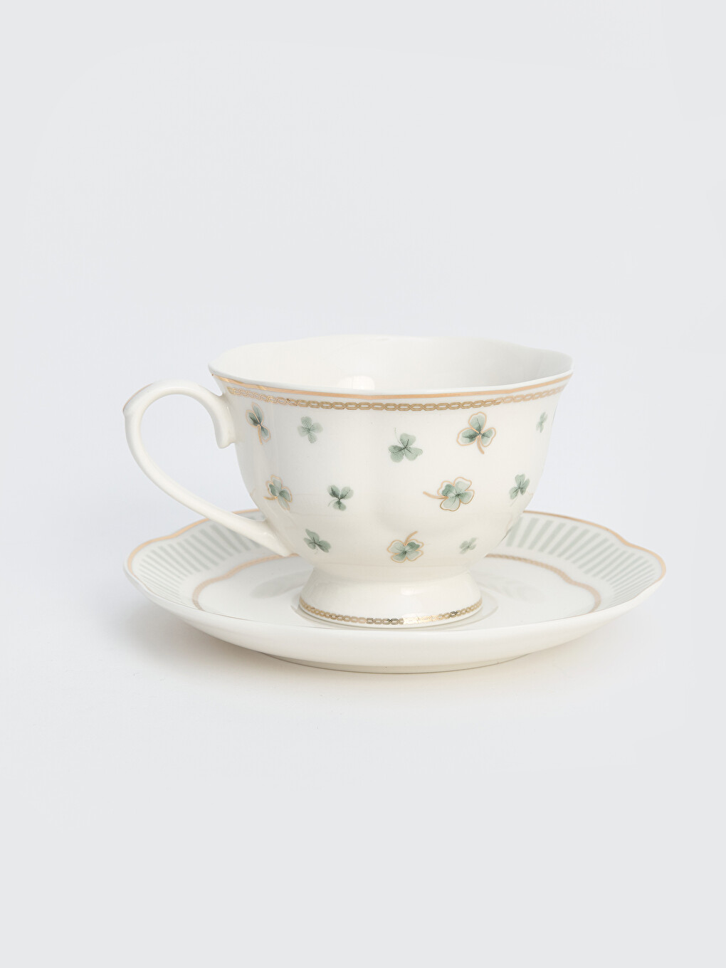 Clover Patterned Coffee Cup Set-1