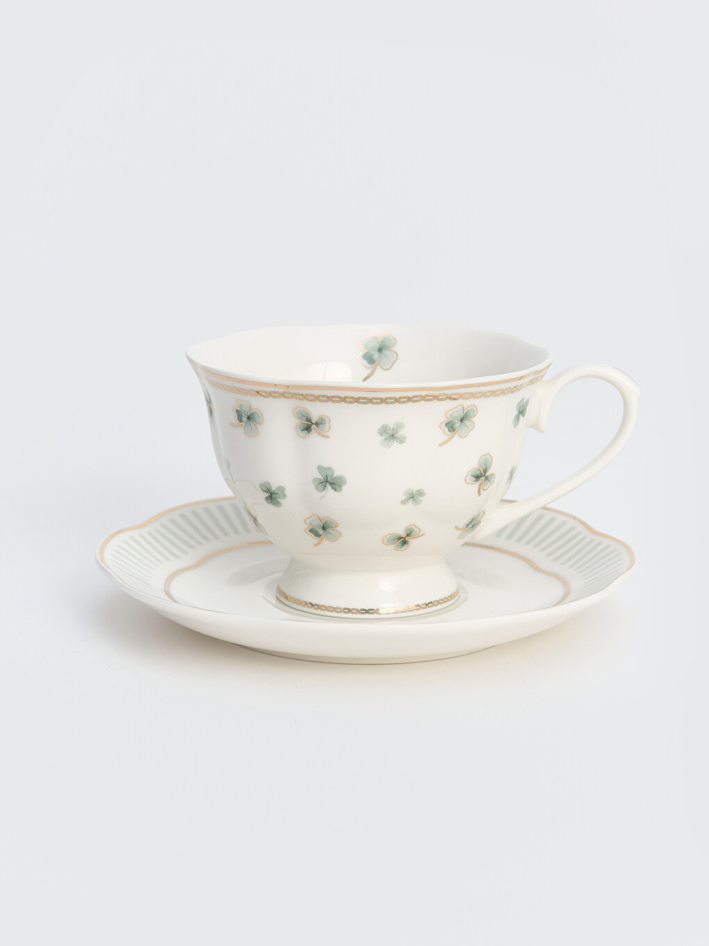 Clover Patterned Coffee Cup Set-2