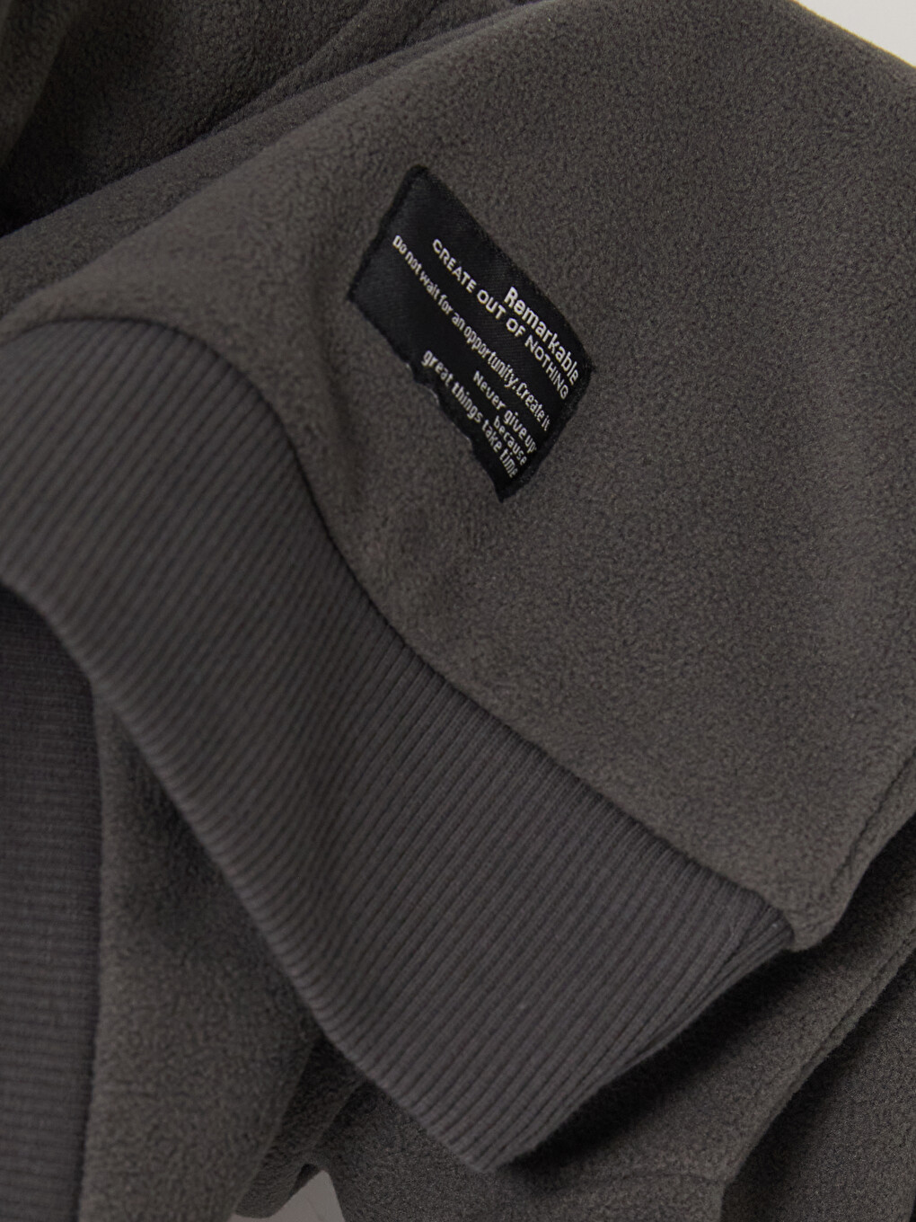 Yarım Fermuarlı Erkek Polar Sweatshirt-6