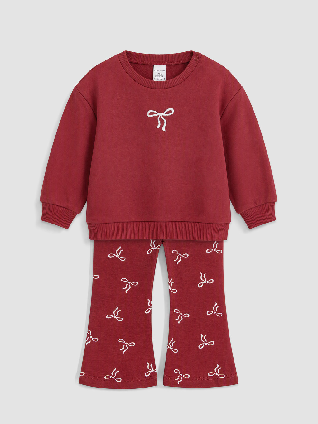Baby Girl Bordeaux Set