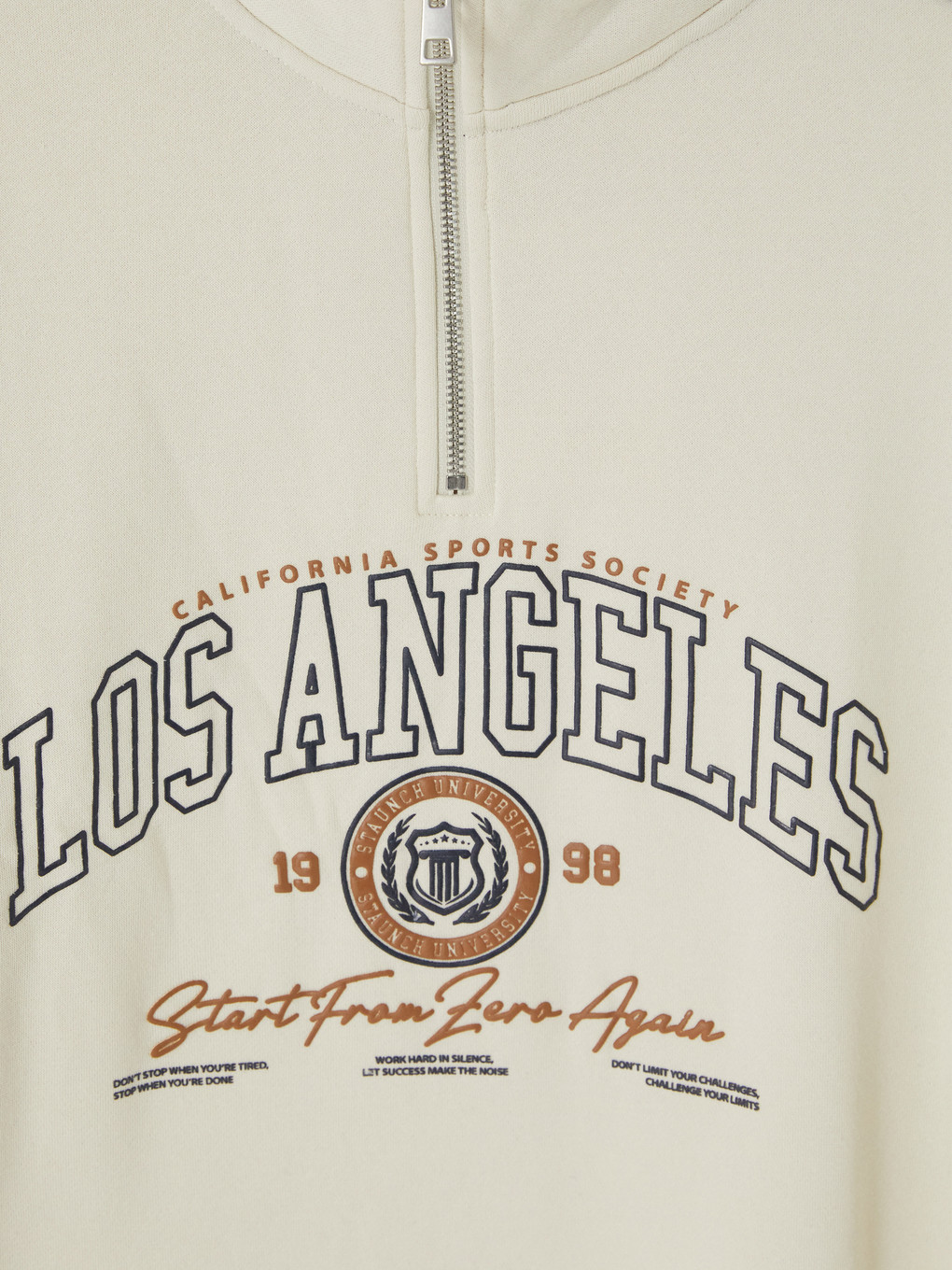 Mock Neck Printed Men's Sweatshirt-5