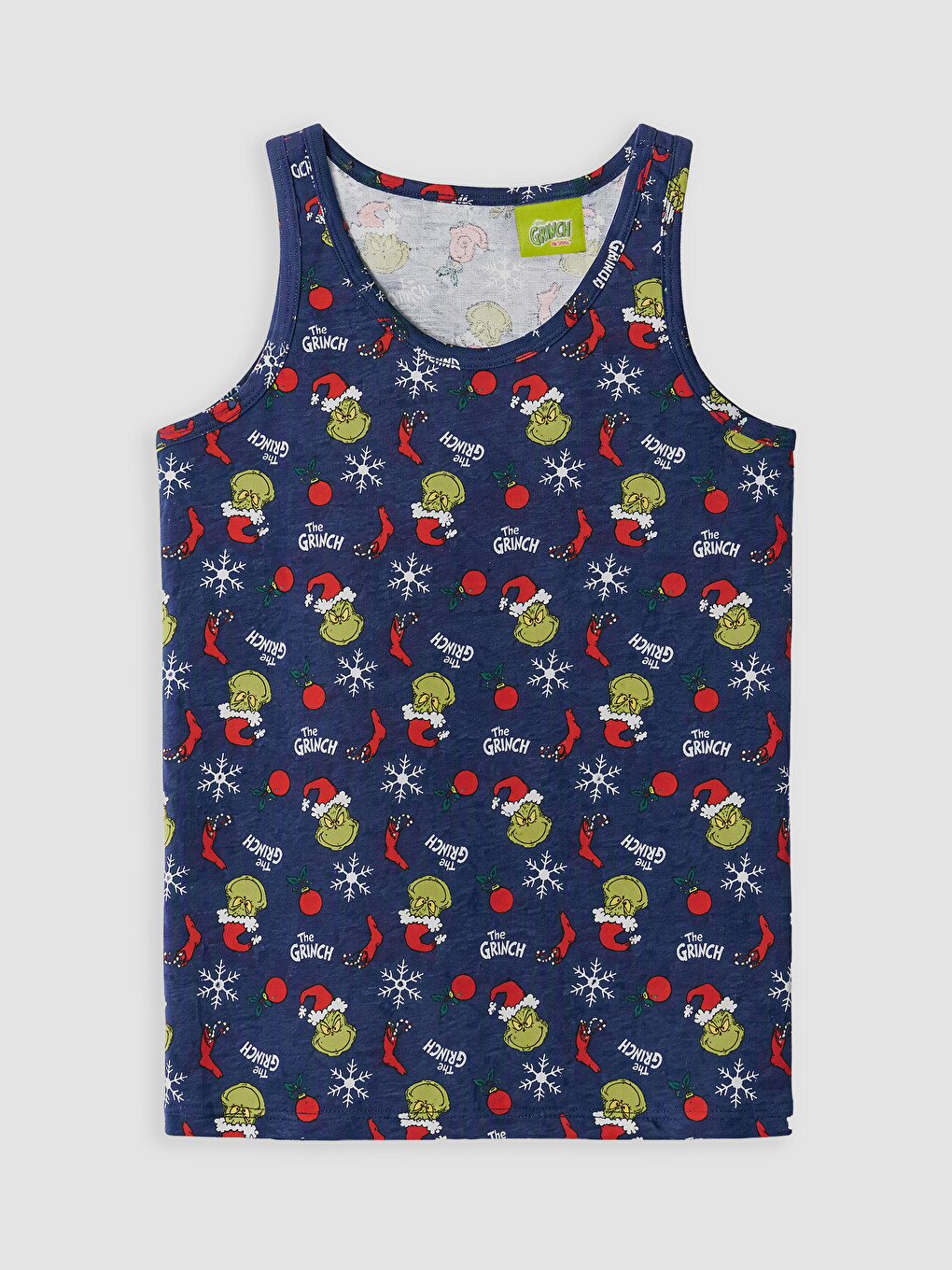 Grinch Baskılı Erkek Çocuk Atlet 2'li-4