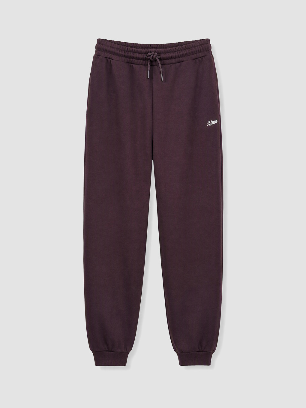 Man Plum Jogger Sweatpants