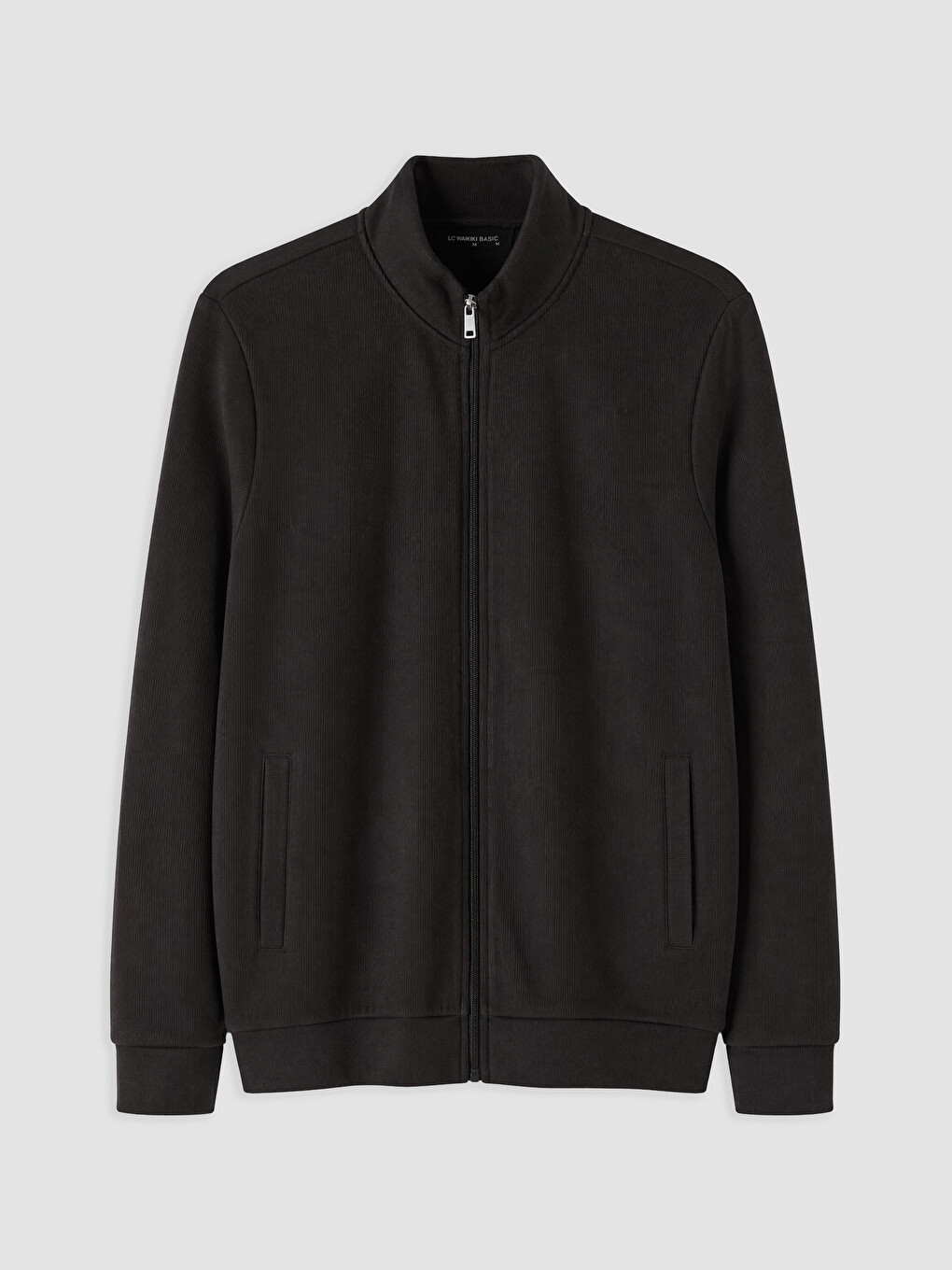 Mock Neck Men's Zip-up Sweatshirt