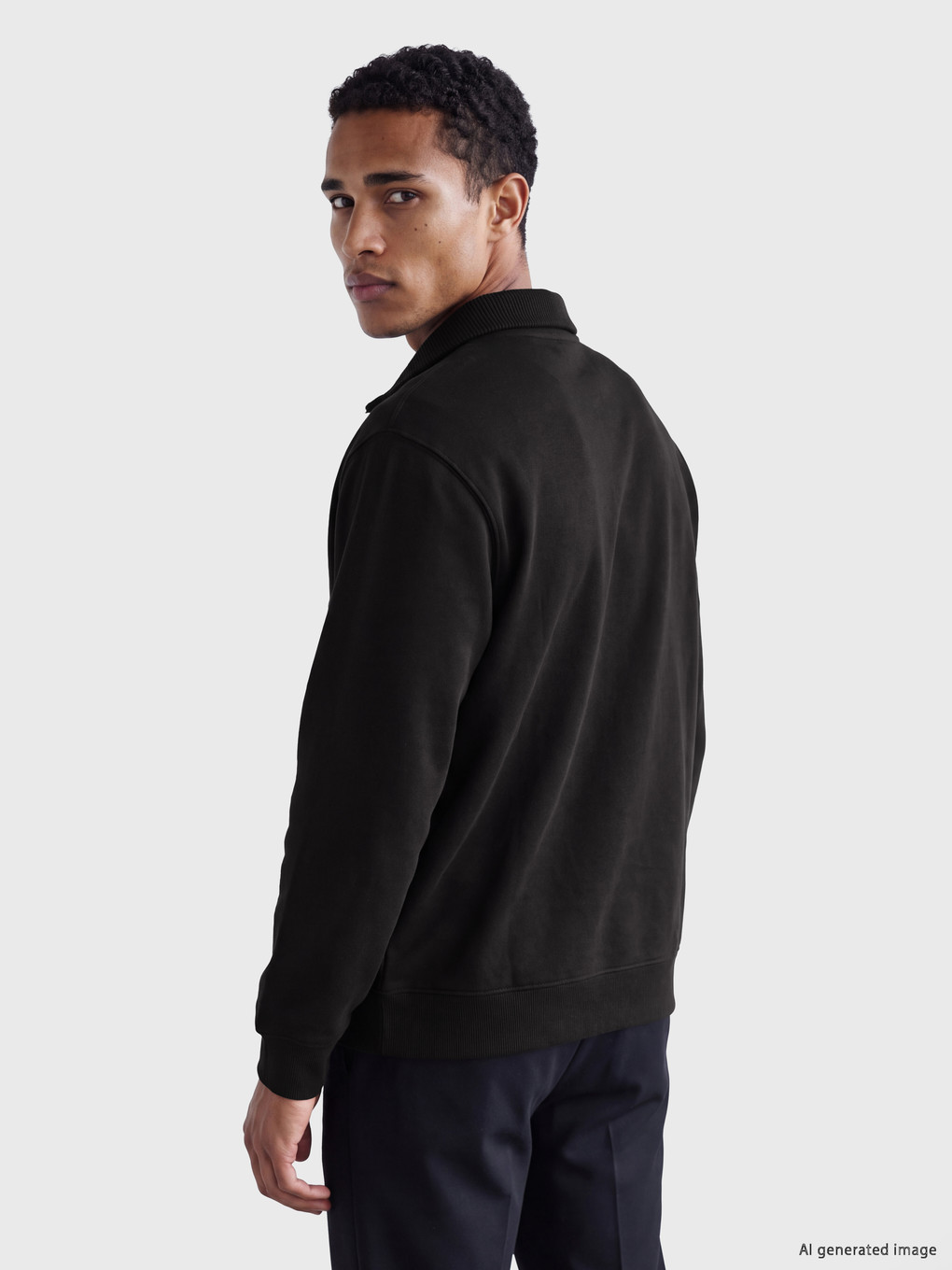 Man Brown Sweatshirt-2