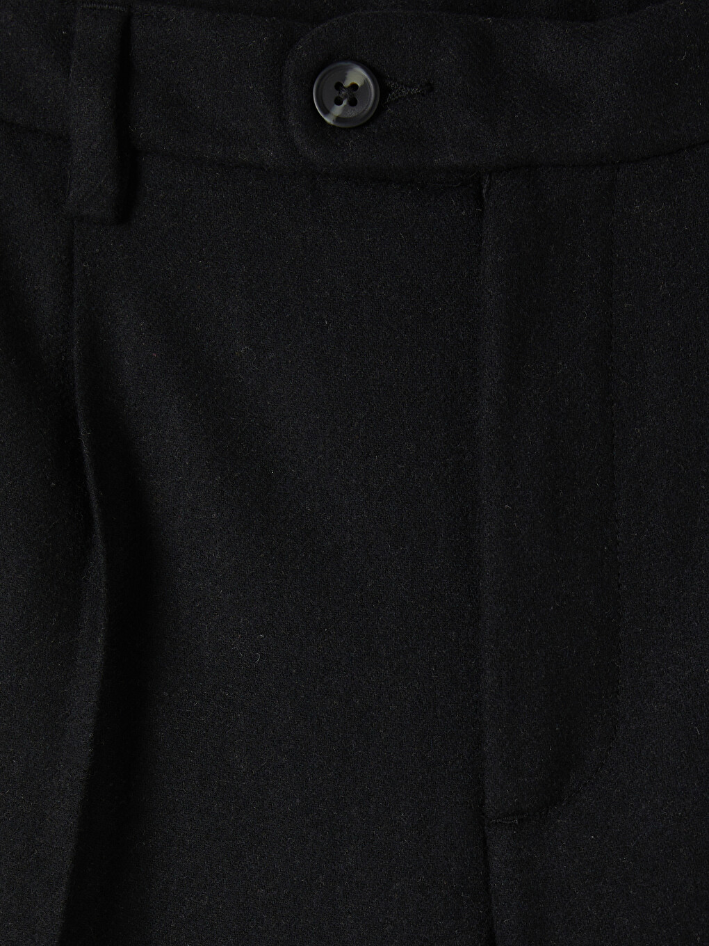 Regular Fit Men's Pleated Fabric Trousers-5
