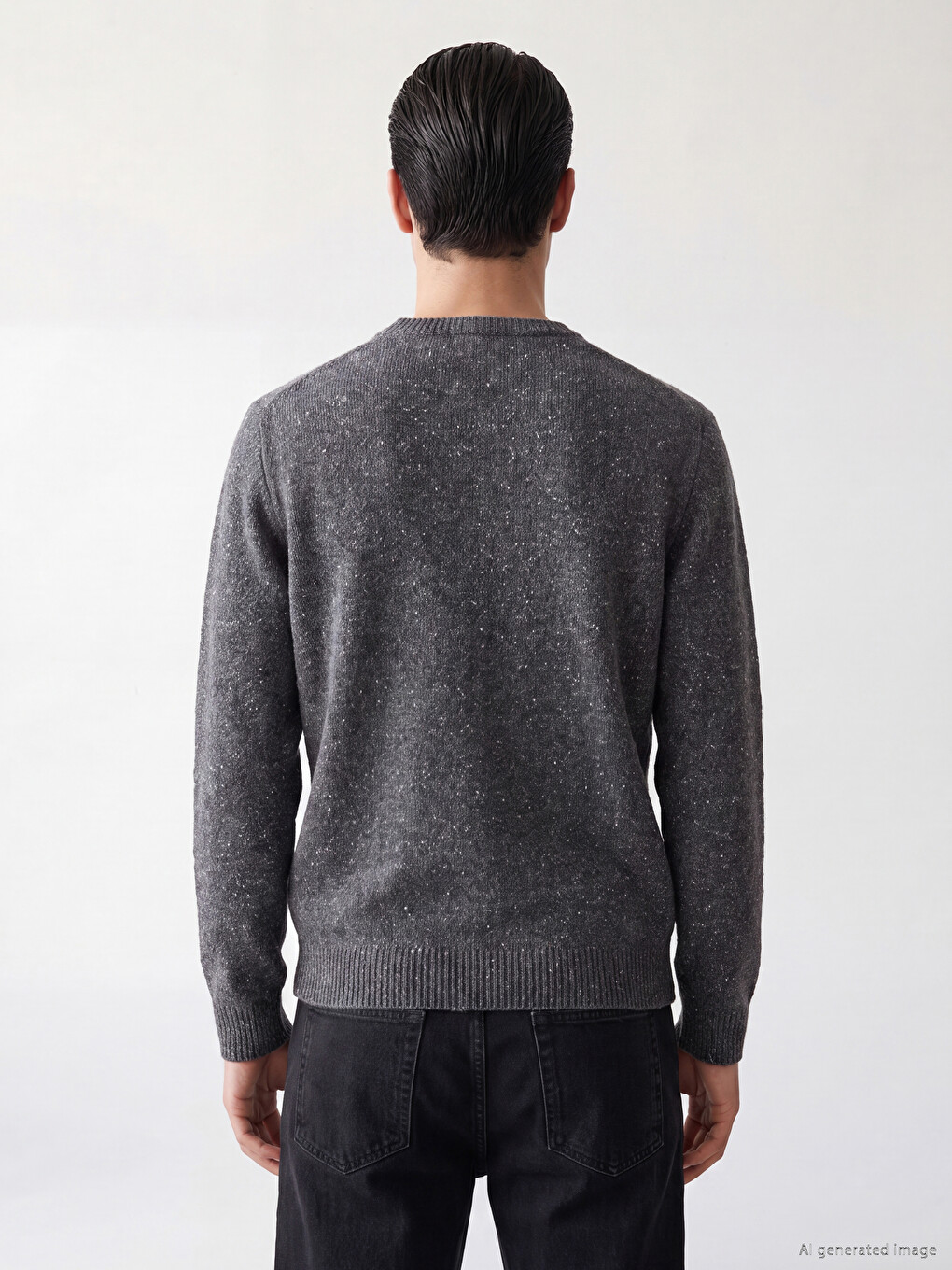 Crew Neck Men's Knitwear Sweater-2