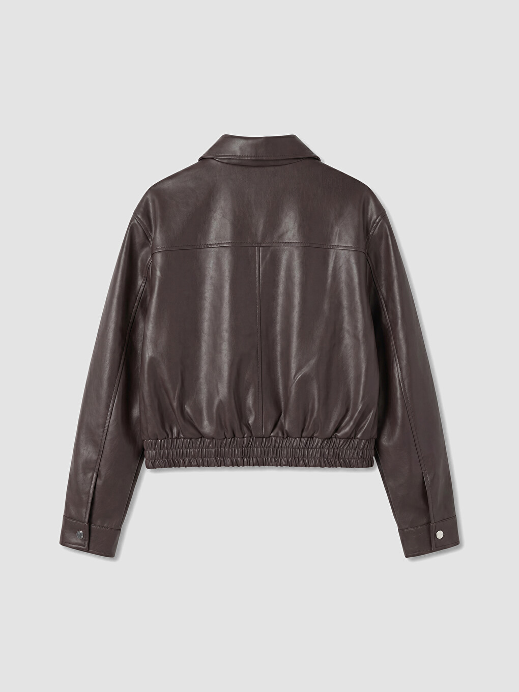 Frau Braun Kunstlederjacke-8