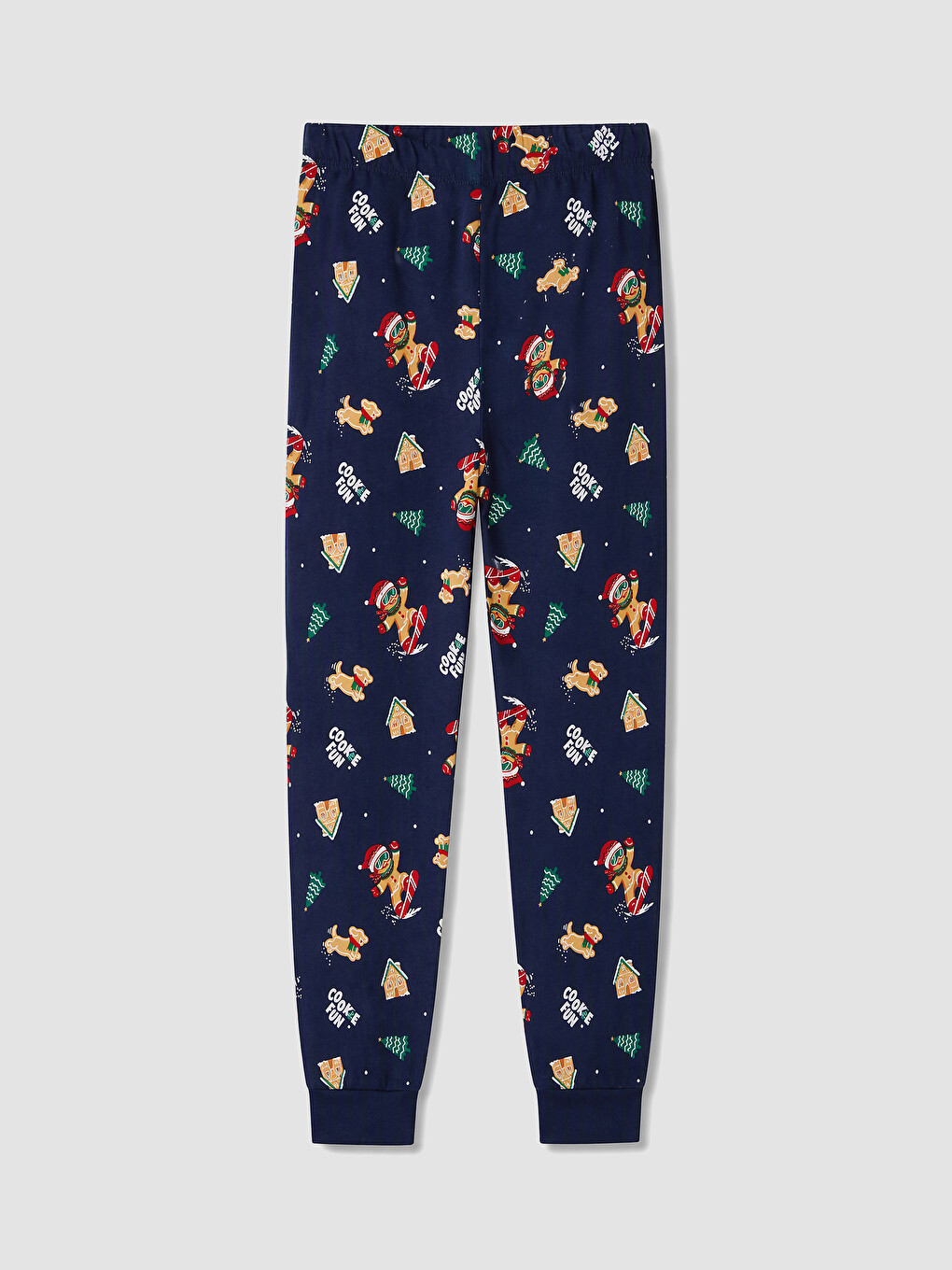 Kırmızı Yılbaşı Temalı Erkek Çocuk Pijama Takım-4