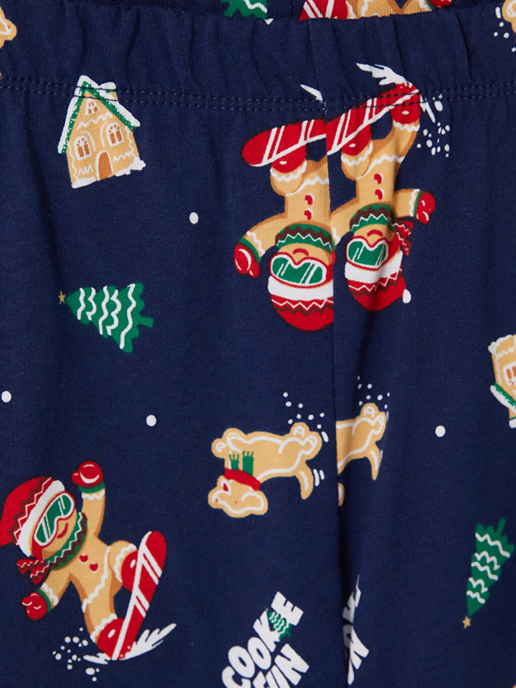 Kırmızı Yılbaşı Temalı Erkek Çocuk Pijama Takım-5