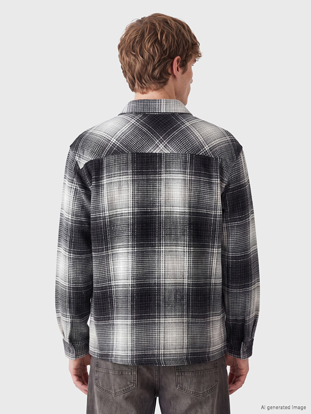 Relax Fit Plaid Men's Shirt-3