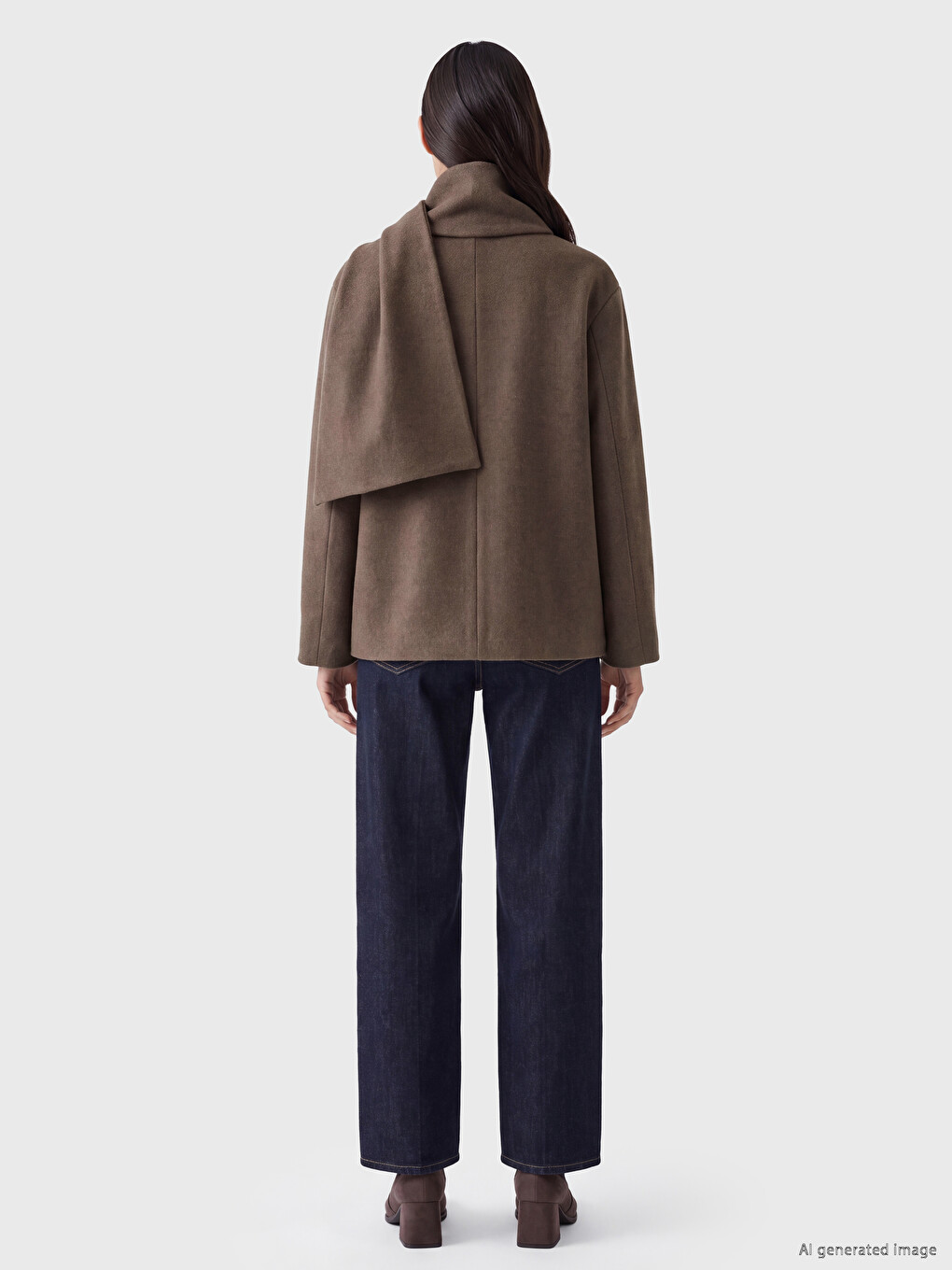 Scarf Women's Cachet Coat-3
