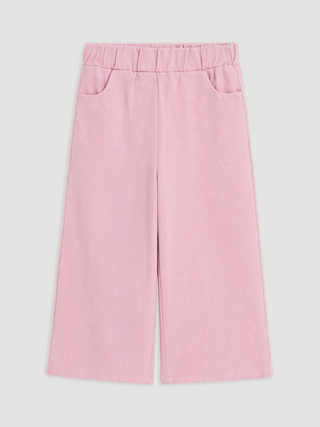 Pembe Wideleg Kız Çocuk Pantolon