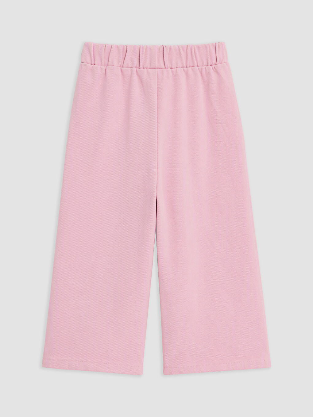 Pembe Wideleg Kız Çocuk Pantolon-1