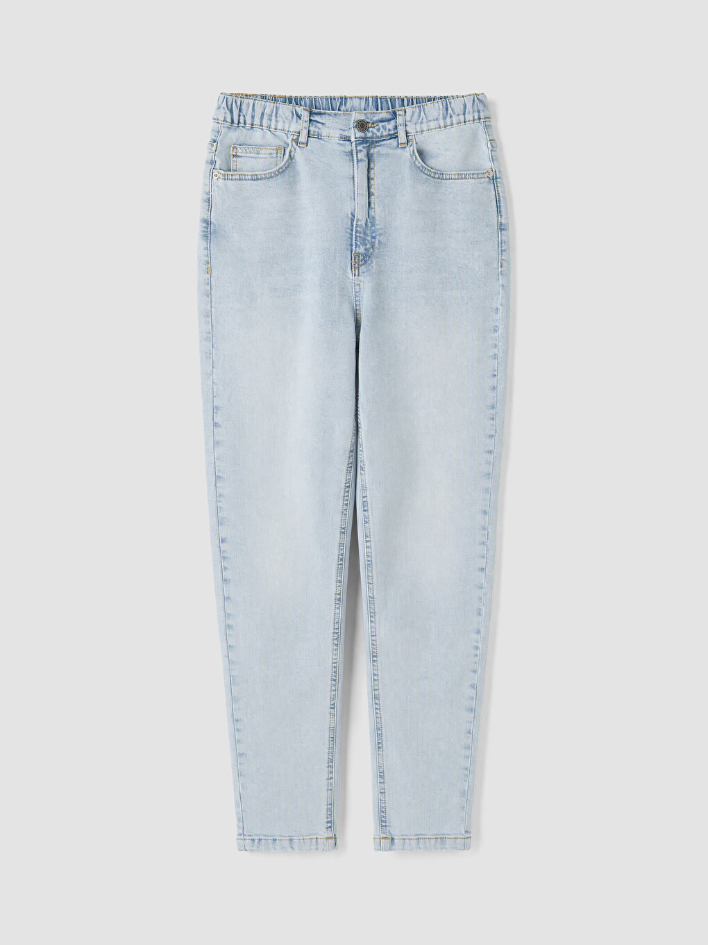 High Waist Regular Fit Women's Jeans-4