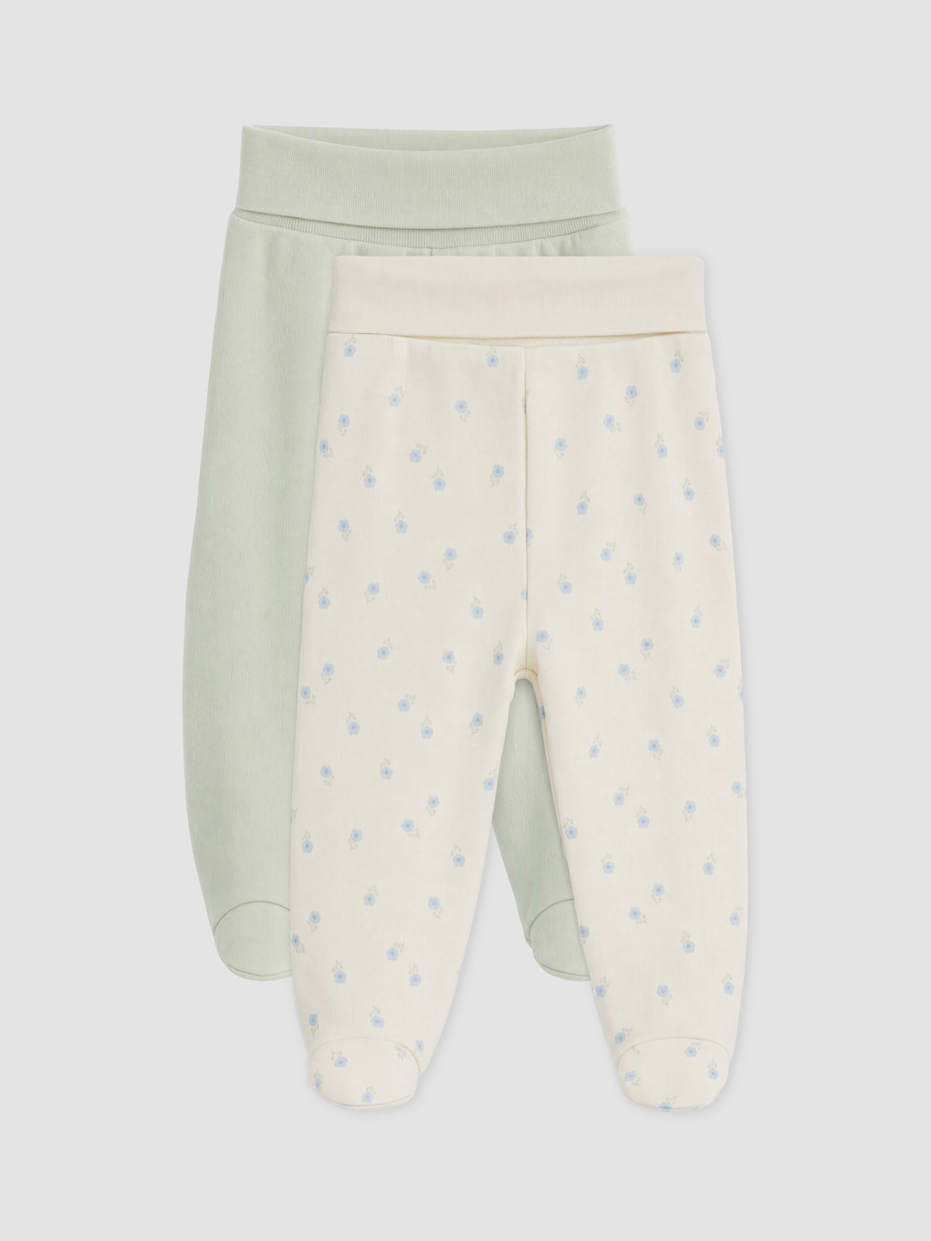  Baby Girls' 2 Pack Footed Trousers