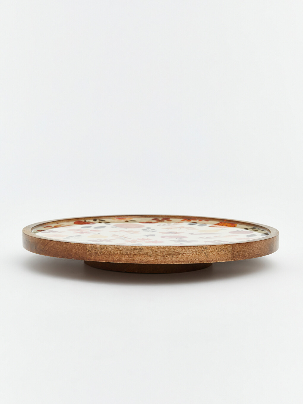 Patterned Wooden Legged Serving Dish-2