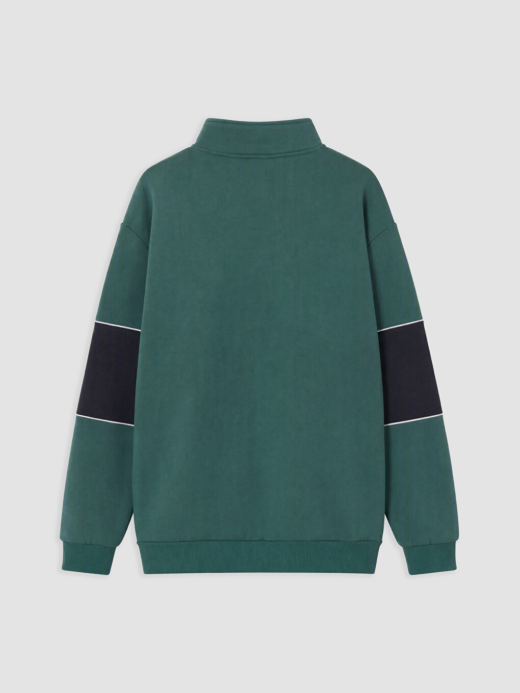 Mock Neck Boys' Thick Sweatshirt-1