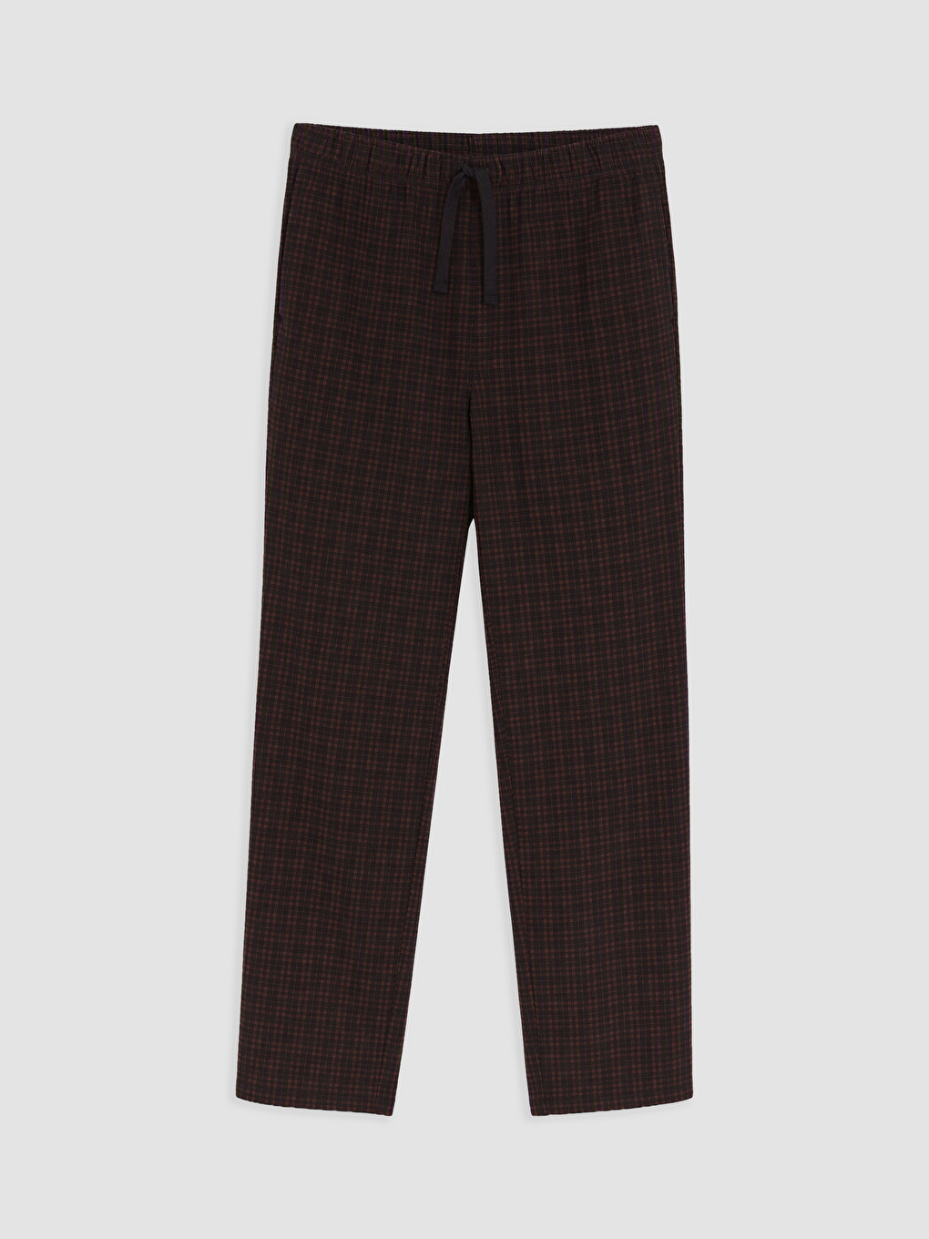 Regular Fit Plaid Patterned Men's Pyjamas Bottoms-4