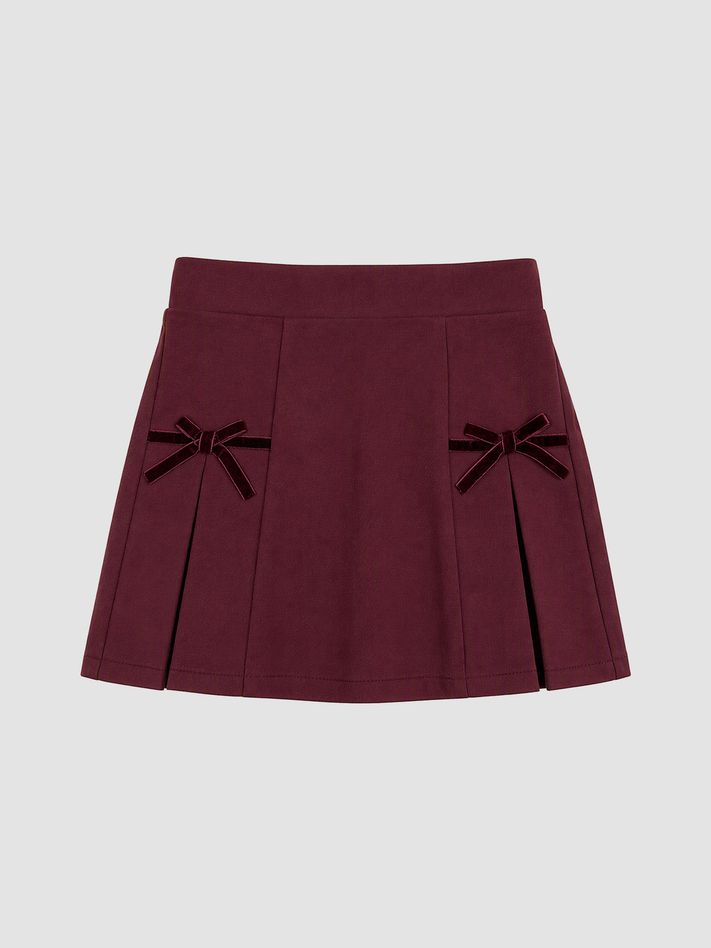 Jupe Rouge Bordeaux Fille