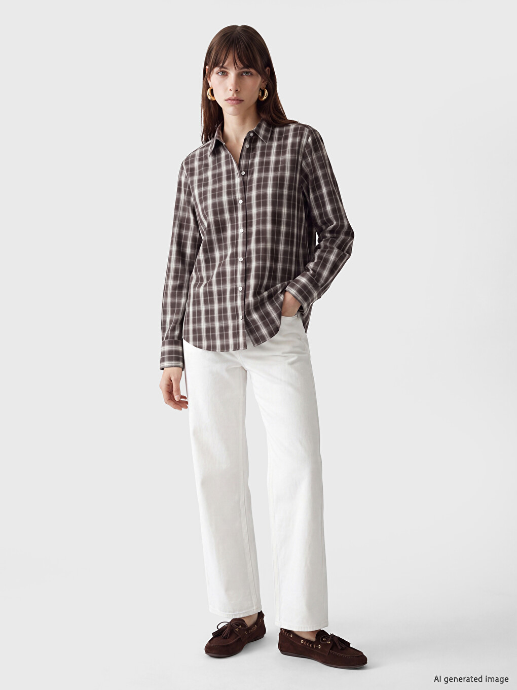 Chemise Femme À Carreaux-1