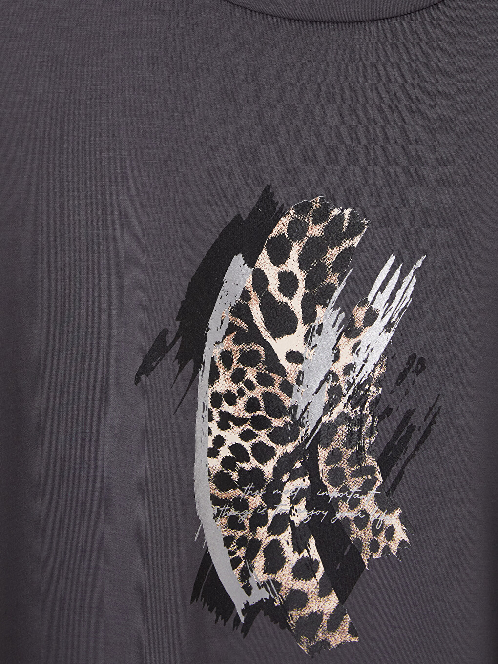 Printed Soft Touch Sweatshirt Tunic-2