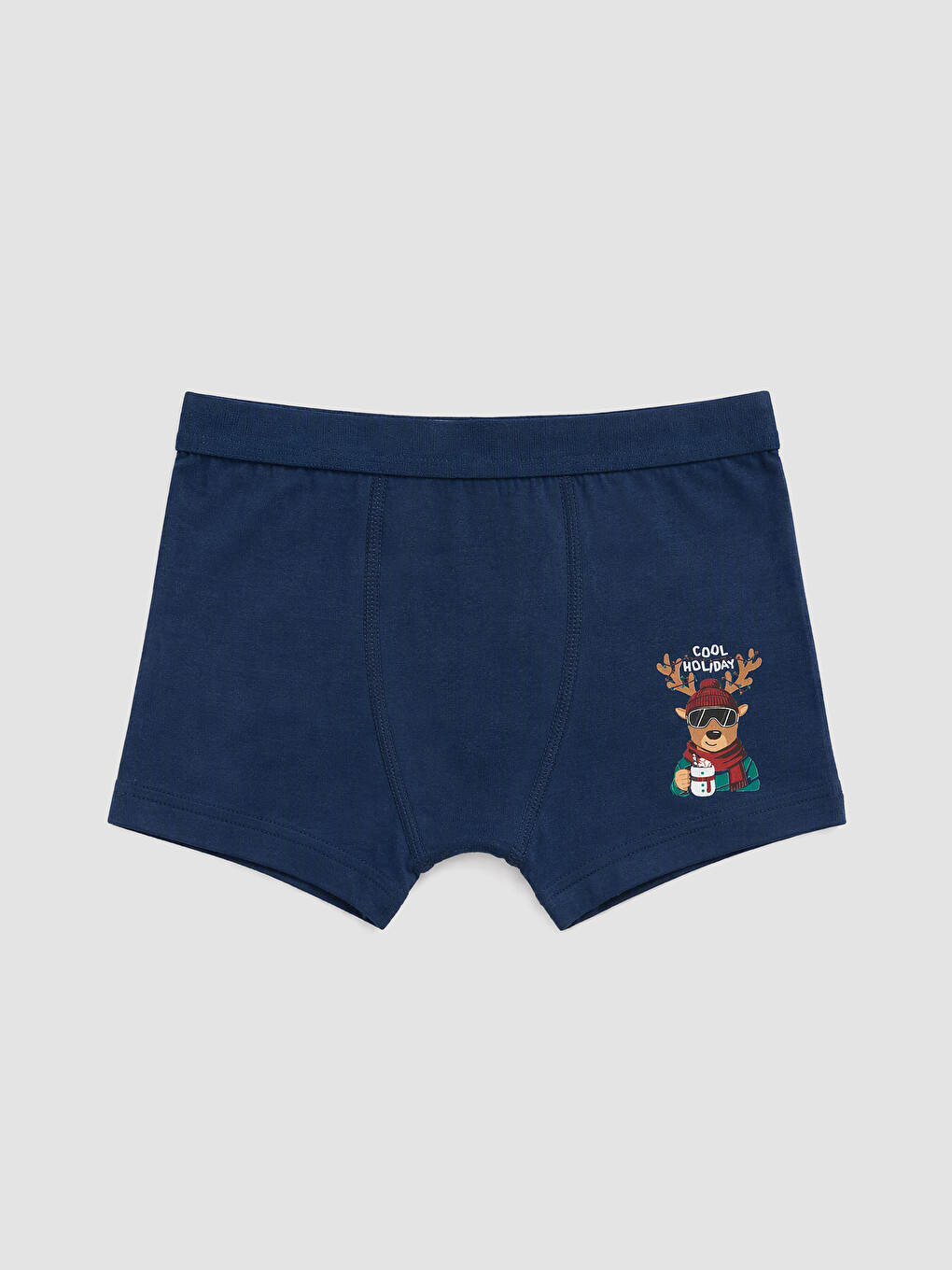 3'lü New Year Themed Boys' Boxer-1