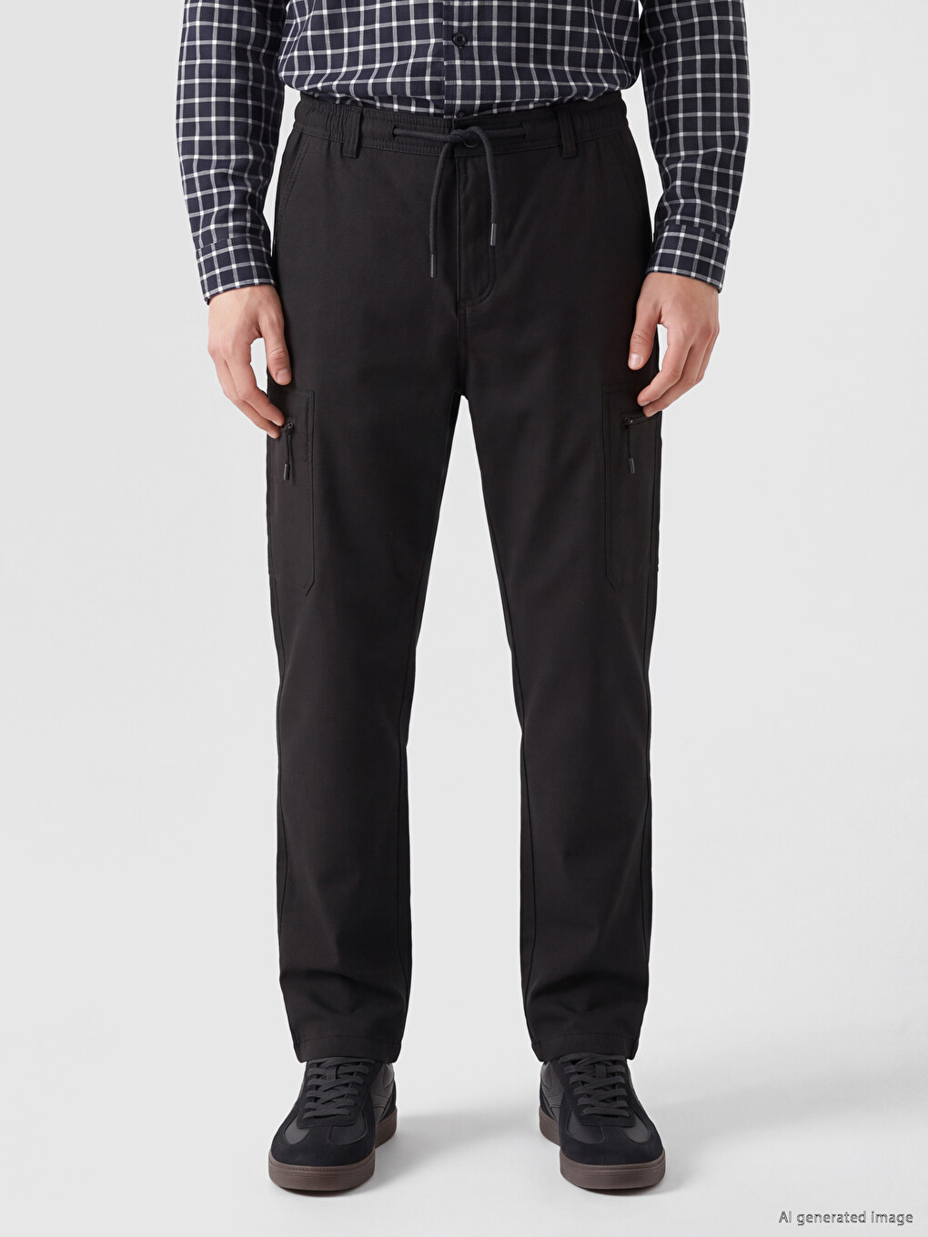 Man Anthracite Trousers-1