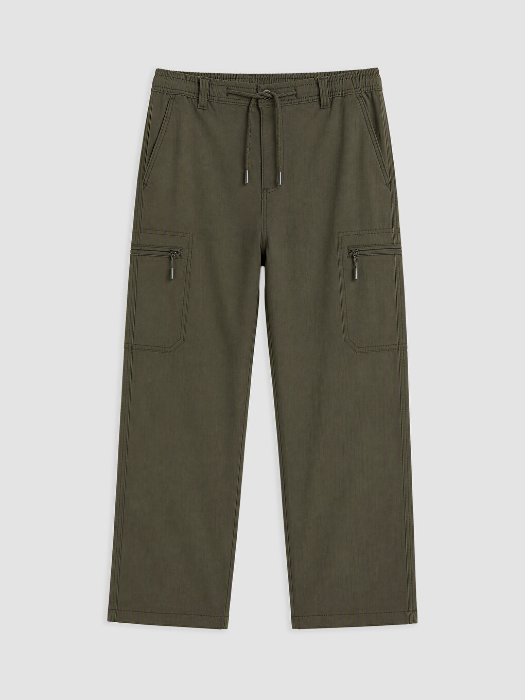 Standard Fit Cargo Pocketed Men's Trousers-4