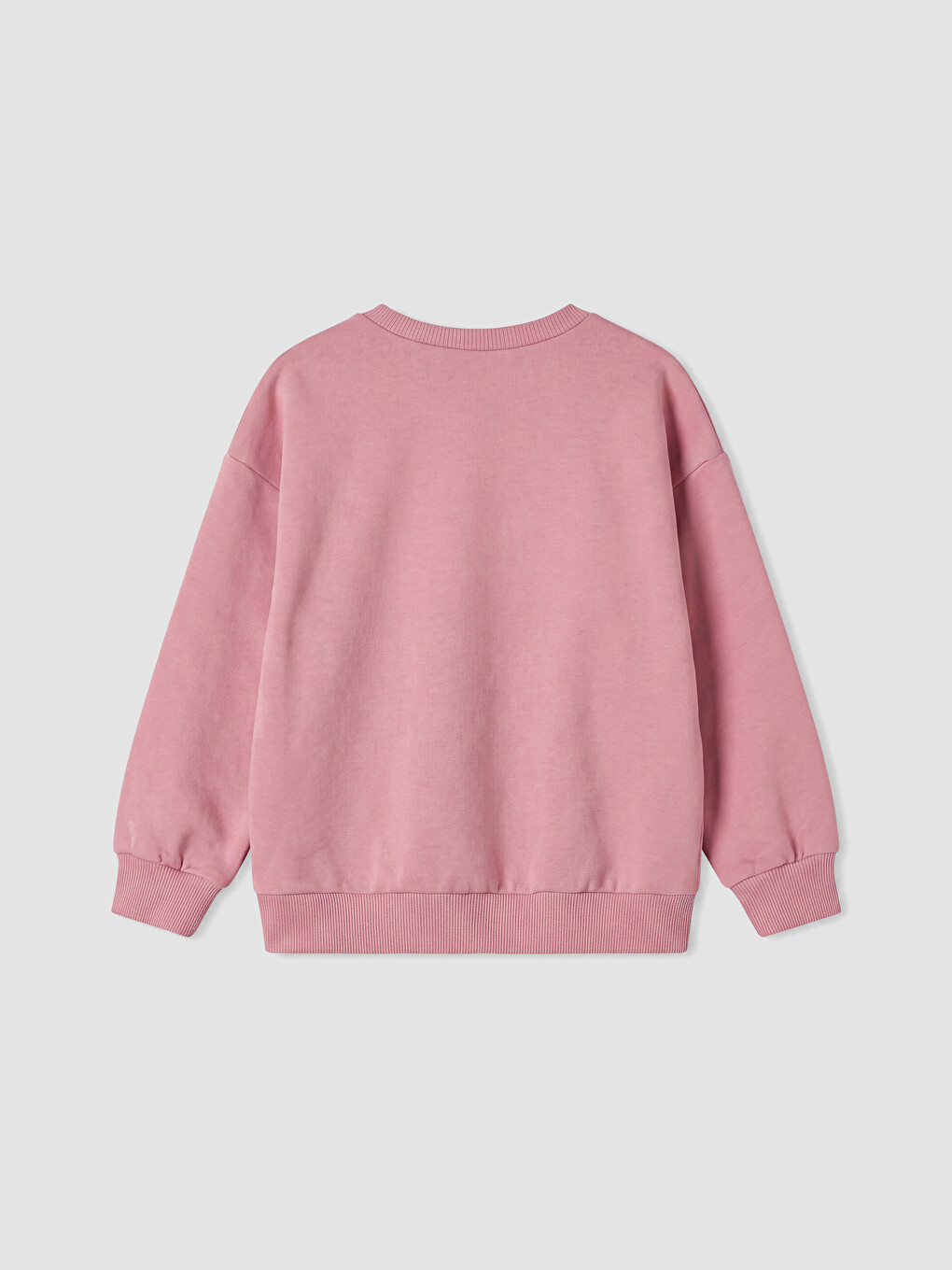 Ekru Baskılı Kız Çocuk Sweatshirt 2'li-6