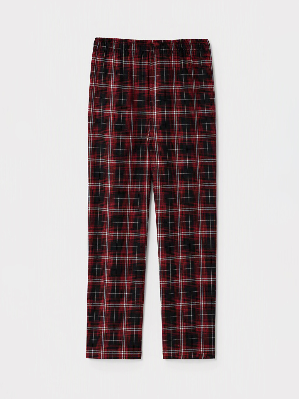 Kırmızı Regular Fit Ekose Erkek Pijama Altı-1
