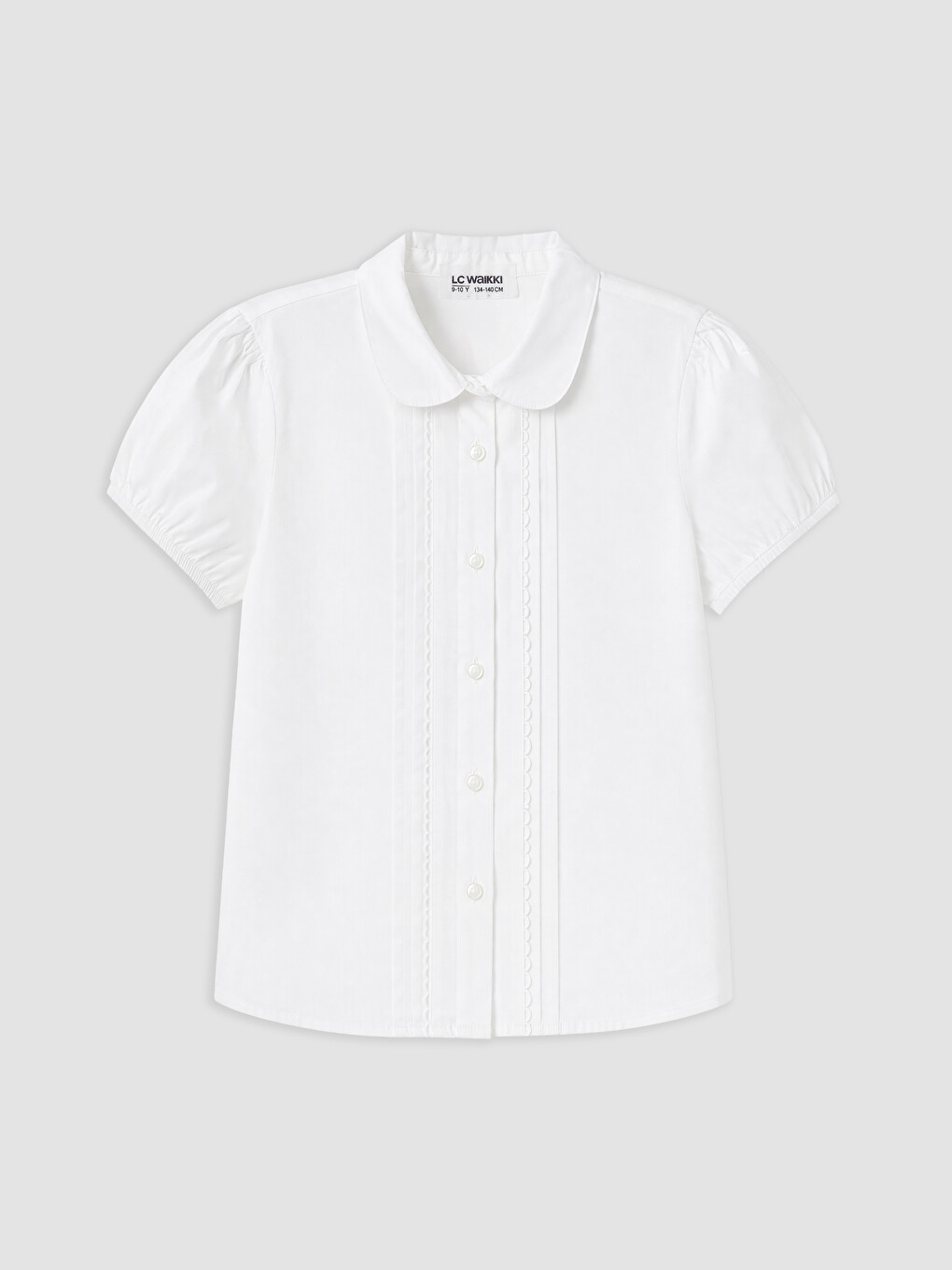 Peter Pan Collar Girls' Shirt-1